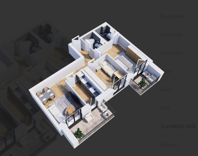 Apartament cu 3 camere la 5 minute de metrou | CP2001873